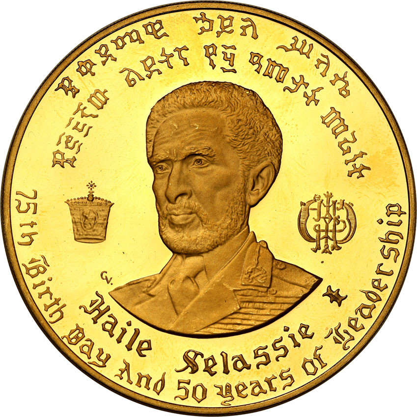 Etiopia Haile Selassie 200 dolarów 1966 st. L/L-